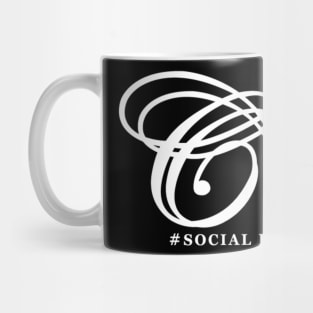 Social Butterfly-White Mug